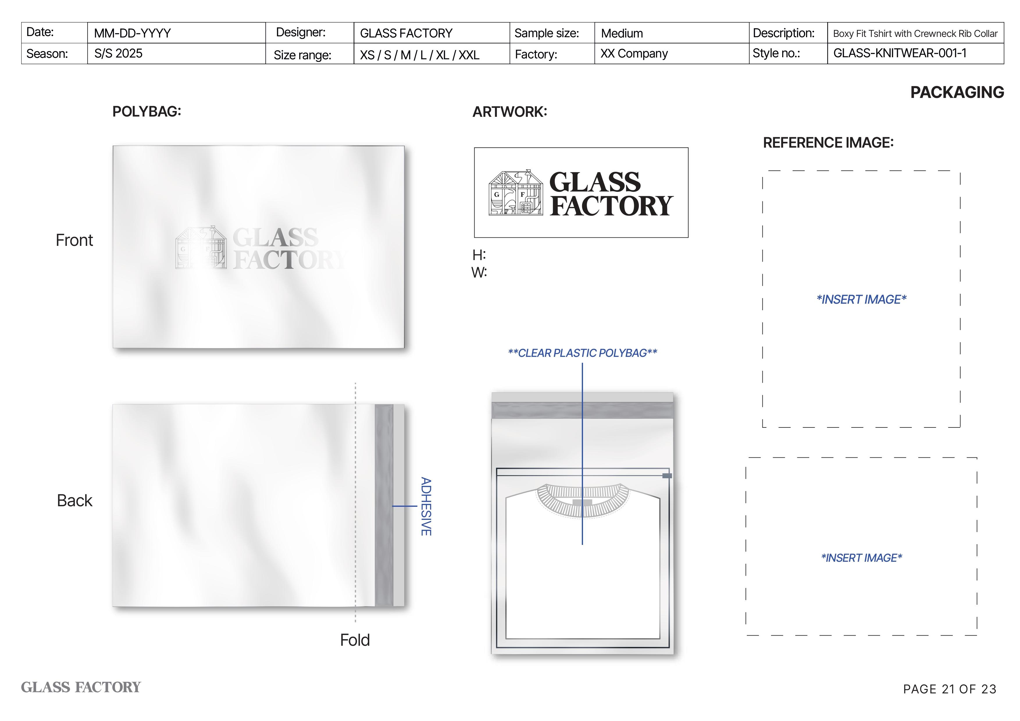Label placement and packaging specifications page 6