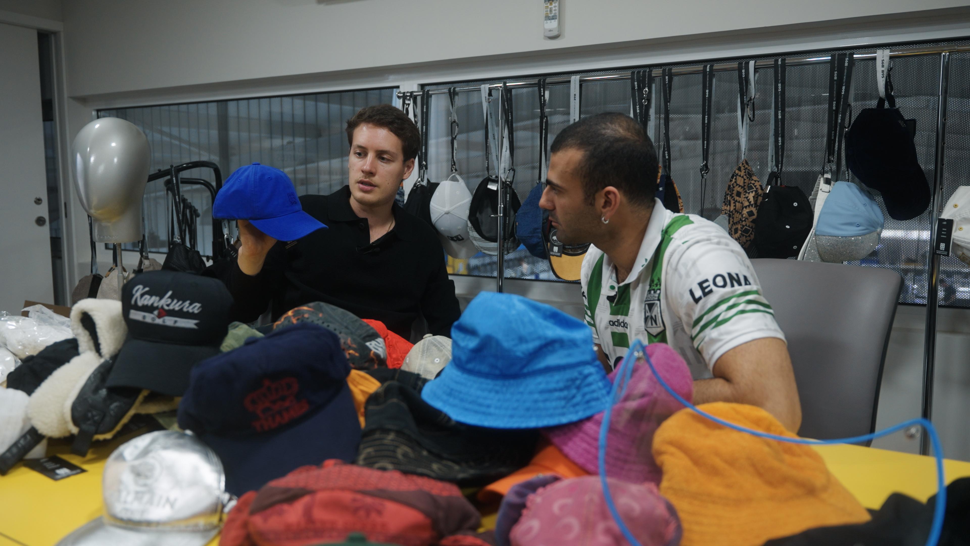 With Luis at bbHeadwear - Barcelos, Portugal