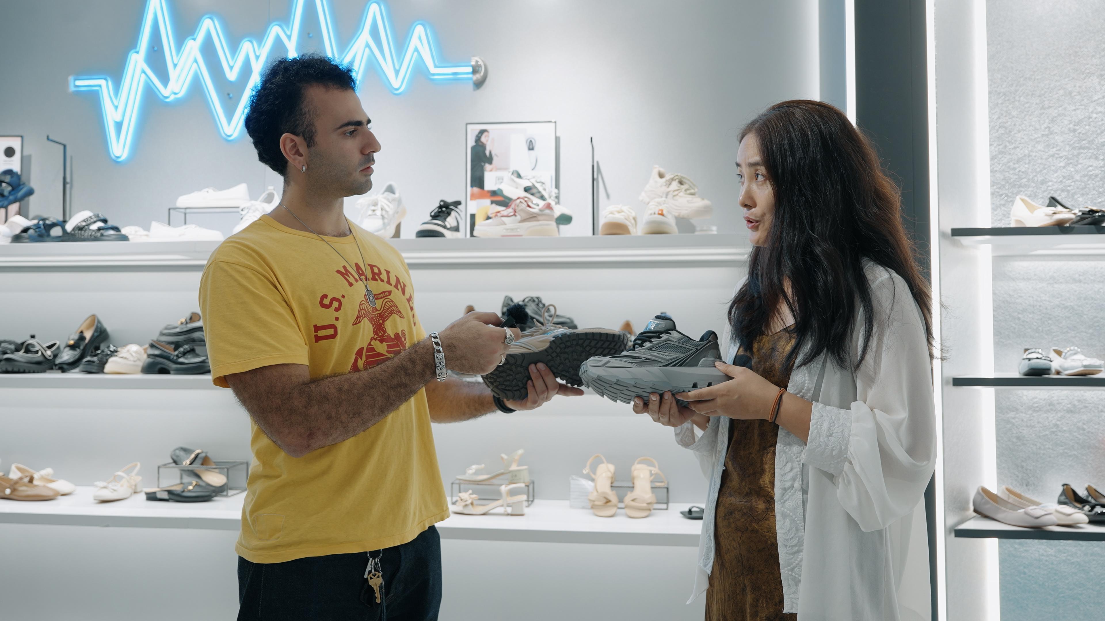 With Joyce at Belle Footwear - Shenzhen, China